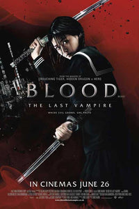 Blood: The Last Vampire movie poster print showcasing dynamic artwork.
