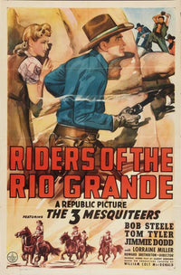 Riders of the Rio Grande Movie Poster Print showcasing classic cinema.