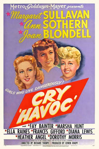 Cry Havoc Movie Poster Print showcasing vibrant colors and dynamic imagery.