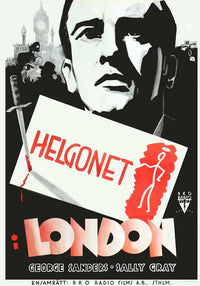 The Saint in London Movie Poster Print showcasing classic film art.