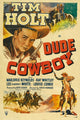 Dude Cowboy Movie Poster Print - Wild West Adventure Art