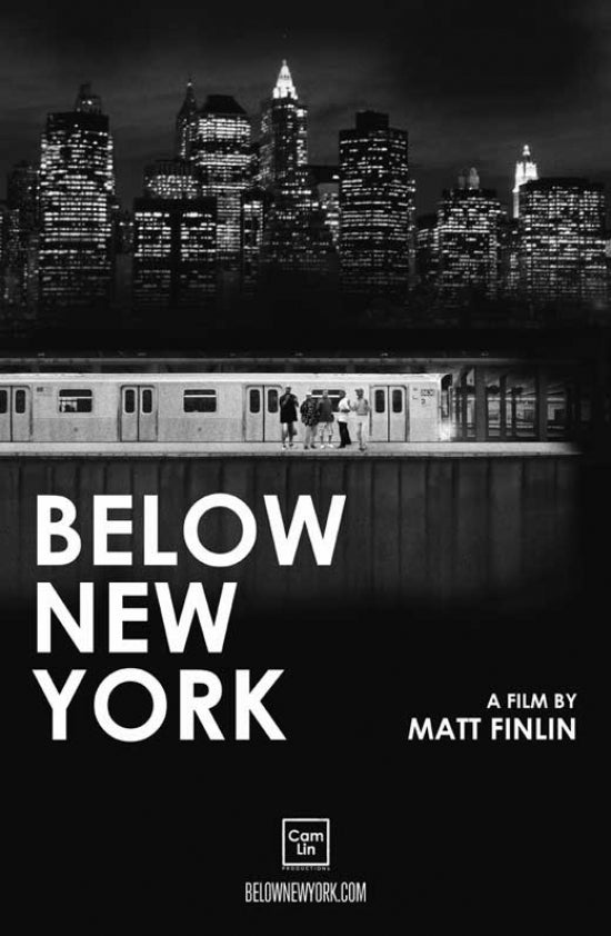 Below New York Movie Poster Print showcasing vibrant urban scenery.