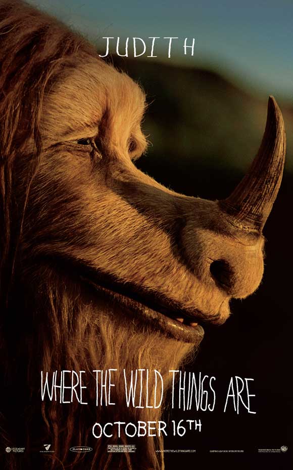 Where the Wild Things Are Movie Poster Print featuring whimsical characters.