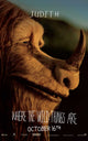 Where the Wild Things Are Movie Poster Print featuring whimsical characters.