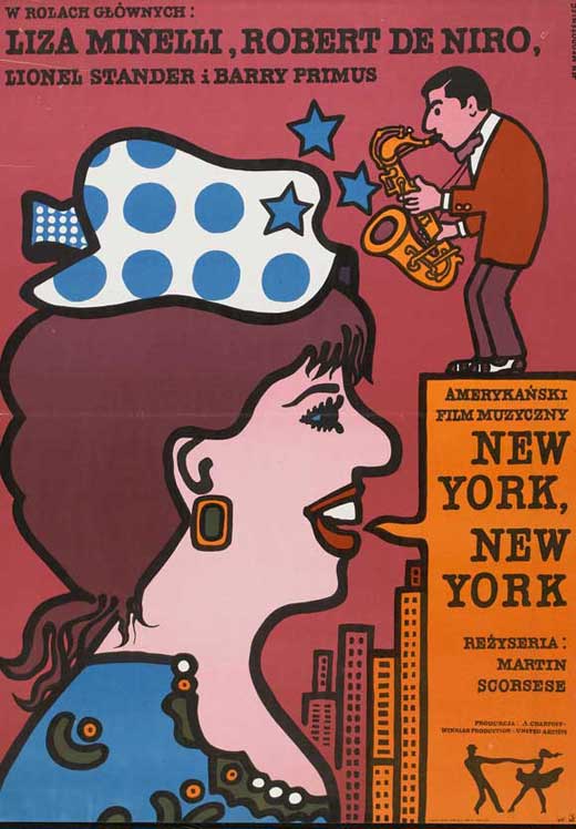 New York New York Movie Poster Print showcasing iconic city imagery.