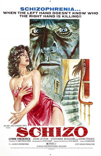 Schizo Movie Poster Print featuring intense cinematic imagery.