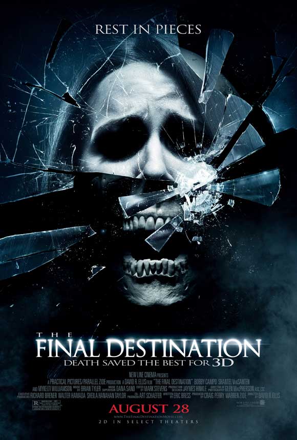 The Final Destination Movie Poster Print featuring chilling visuals from the horror film.