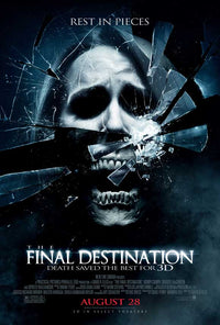 The Final Destination Movie Poster Print featuring chilling visuals from the horror film.