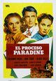 The Paradine Case Movie Poster Print showcasing classic film art.