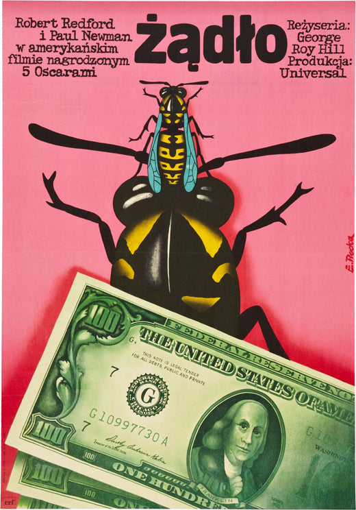 The Sting Movie Poster Print showcasing classic cinema art.