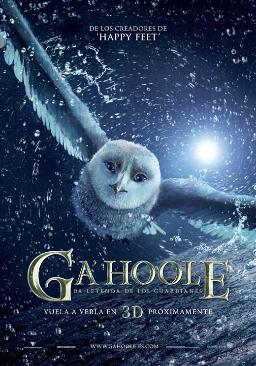 Legend of the Guardians: The Owls of Ga'Hoole Movie Poster Print featuring beautiful owl artwork