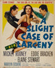 A Slight Case of Larceny Movie Poster Print showcasing classic cinematic art.