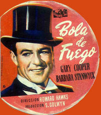Ball of Fire Movie Poster Print showcasing classic film art.