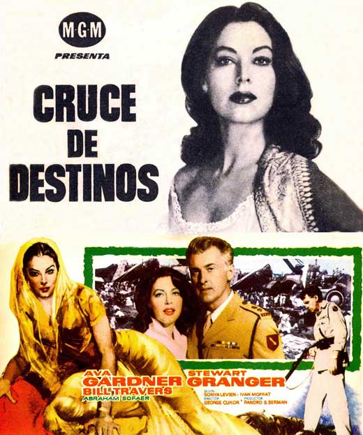 Bhowani Junction Movie Poster Print showcasing classic cinema art.
