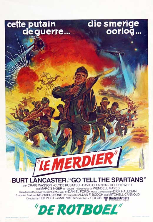Go Tell the Spartans Movie Poster Print showcasing cinematic history.