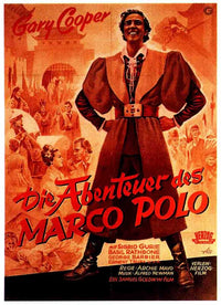 The Adventures of Marco Polo Movie Poster Print showcasing vibrant exploration themes.