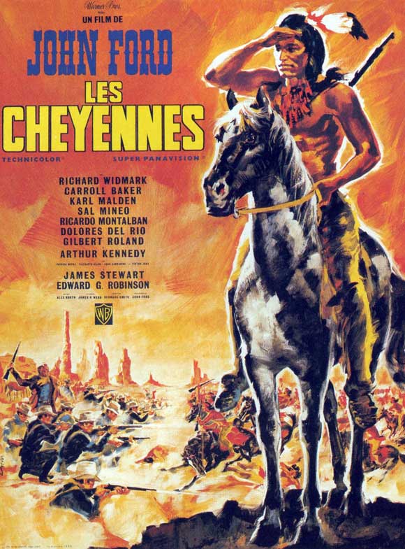 Cheyenne Autumn Movie Poster Print showcasing classic film imagery.