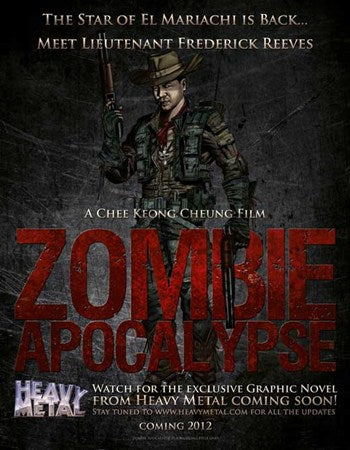 Zombie Apocalypse Movie Poster Print featuring thrilling undead theme.