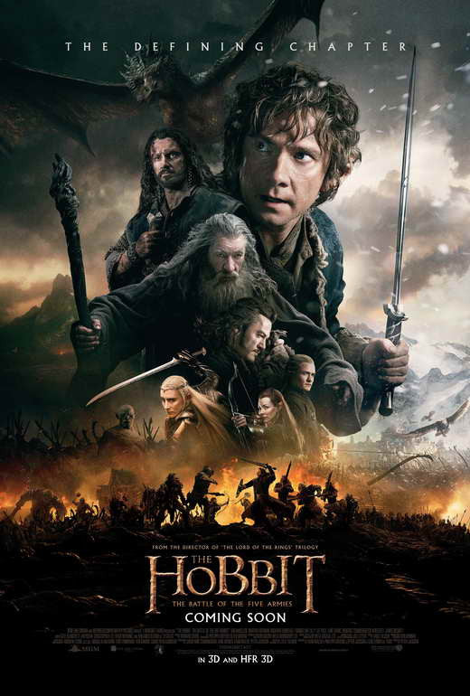 The Hobbit: The Battle of the Five Armies Movie Poster Print (27x40)