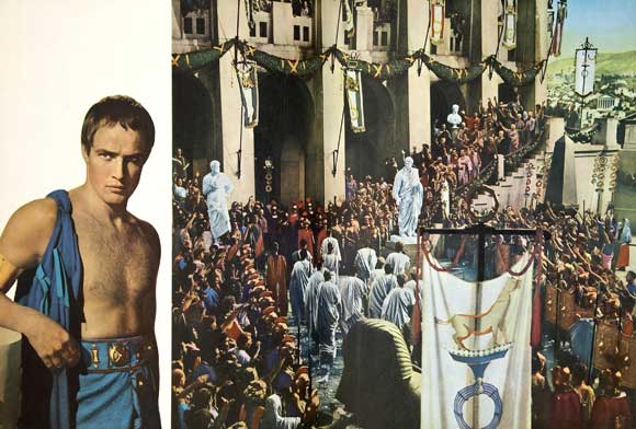 Julius Caesar Movie Poster Print showcasing iconic Roman imagery.