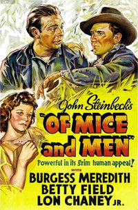 Of Mice and Men Movie Poster Print showcasing classic film art.