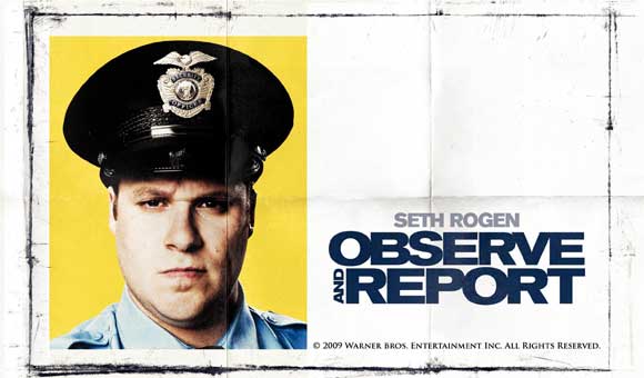 Observe and Report Movie Poster Print featuring cinematic artwork.