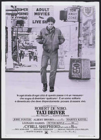 Taxi Driver Movie Poster Print showcasing iconic cinematic imagery.
