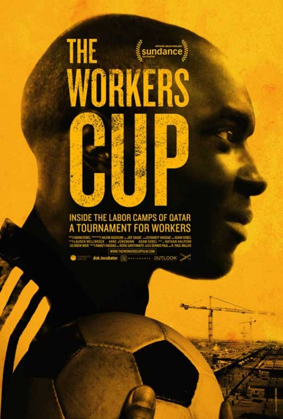 The Workers Cup Movie Poster Print featuring migrant workers