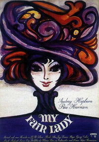 My Fair Lady Movie Poster Print showcasing classic film art.