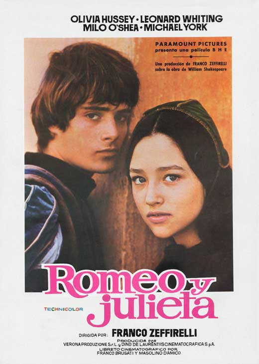 Romeo & Juliet Movie Poster Print (11 x 17) | Posterazzi