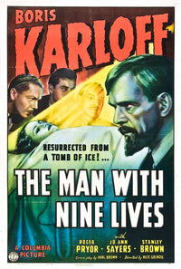 The Man with Nine Lives Movie Poster Print