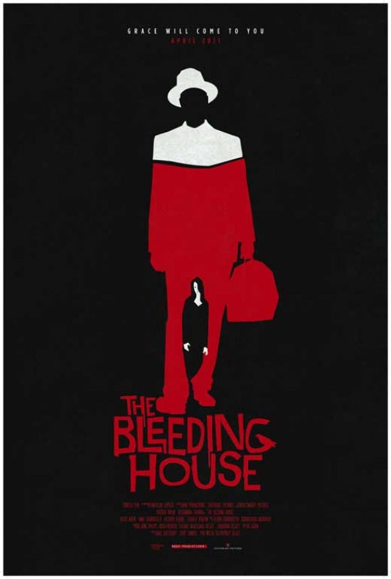The Bleeding movie poster print featuring haunting imagery.