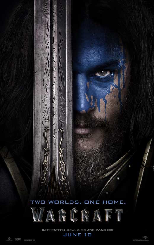 WarCraft Movie Poster Print featuring epic fantasy art