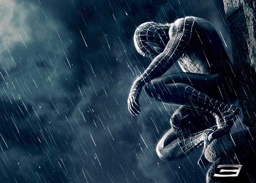 Spider-Man 3 Movie Poster Print featuring vibrant artwork
