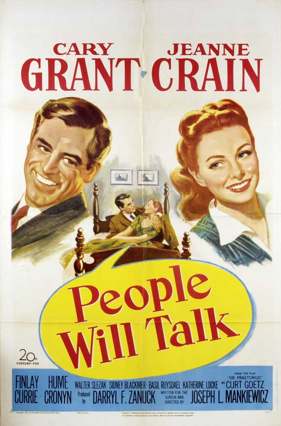 People Will Talk Movie Poster Print, classic film art for home decor.