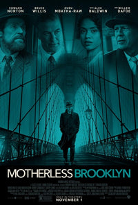 Motherless Brooklyn Movie Poster Print featuring iconic imagery.