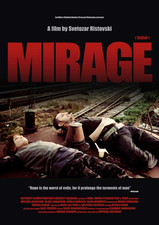 Mirage Movie Poster Print showcasing vibrant colors and cinematic themes.