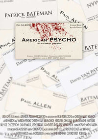 American Psycho Movie Poster Print - 11 x 17 | Posterazzi