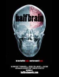Half Brain Movie Poster Print showcasing unique design and vibrant colors.
