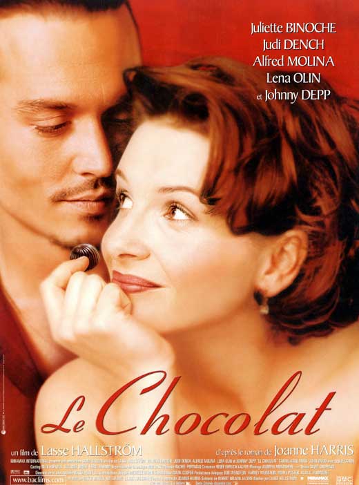 Chocolat Movie Poster Print featuring captivating film artwork