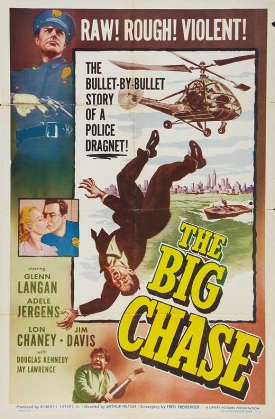 The Big Chase Movie Poster Print showcasing vibrant colors and exciting design.