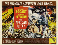 The African Queen Movie Poster Print showcasing classic film art.