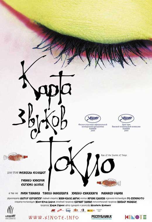 Map of the Sounds of Tokyo Movie Poster Print showcasing urban landscape art.