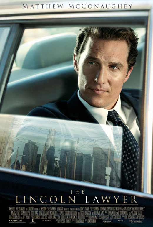 The Lincoln Lawyer Movie Poster Print showcasing dramatic legal themes.