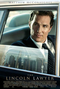 The Lincoln Lawyer Movie Poster Print showcasing dramatic legal themes.