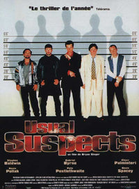The Usual Suspects Movie Poster Print showcasing iconic characters and scenes.