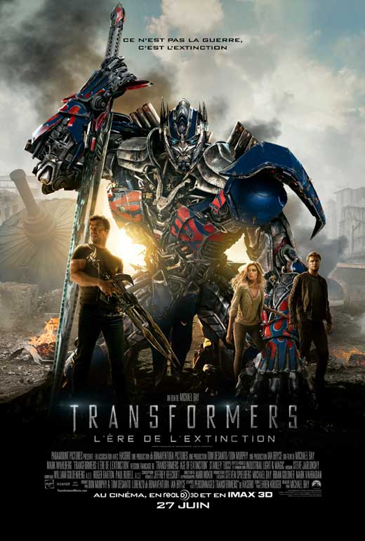 Transformers: Age of Extinction Movie Poster Print 11x17