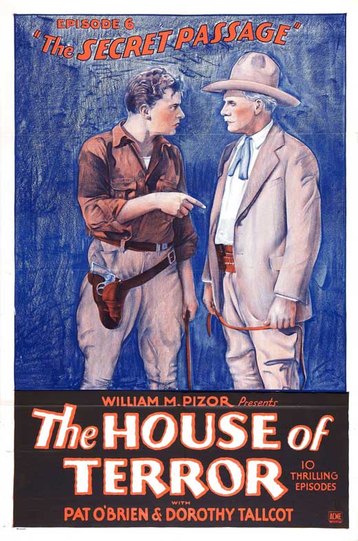House of Terror Movie Poster Print showcasing horror theme.