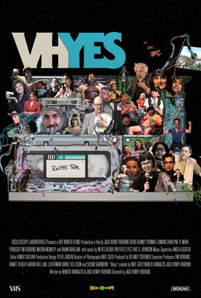 VHYes Movie Poster Print featuring vibrant design