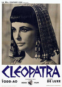 Cleopatra Movie Poster Print showcasing iconic cinematic artwork.